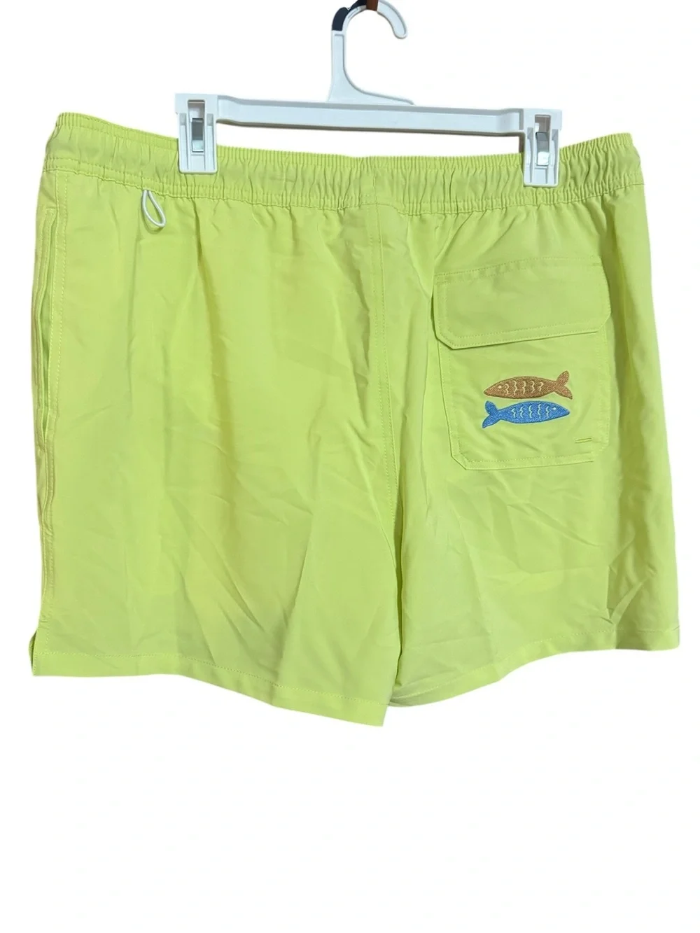 Goodfellow & Co 5” Neon Green Swim Trunks With Liner NWT
